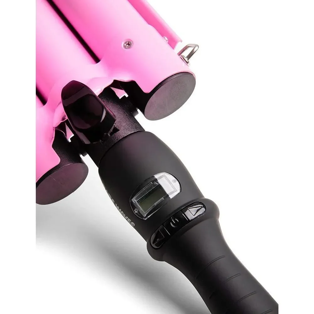 Trademark Beauty Babe Waves 3 Barrel Curling Iron Hair Waver, 1.25'' Quick Heat,